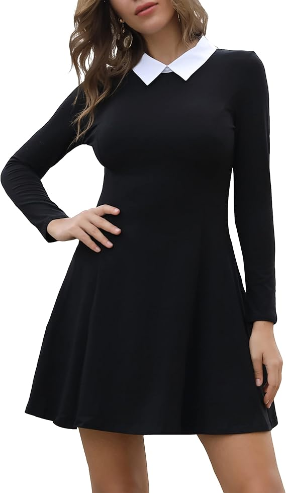 Aphratti Peter Pan Collar Dress