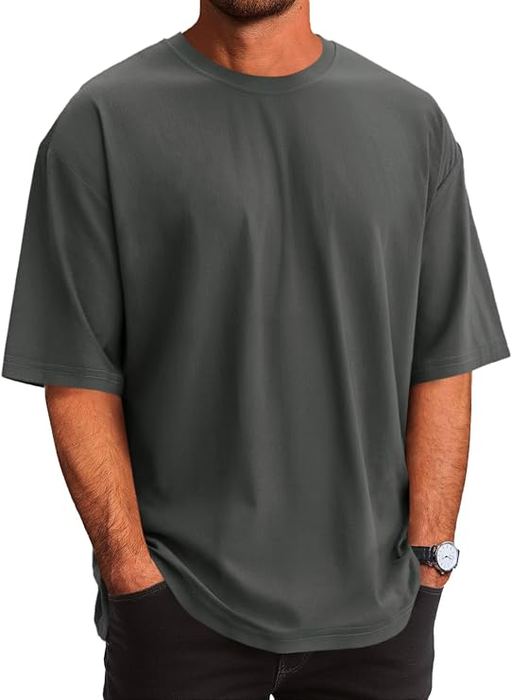 Grey Crewneck Tee