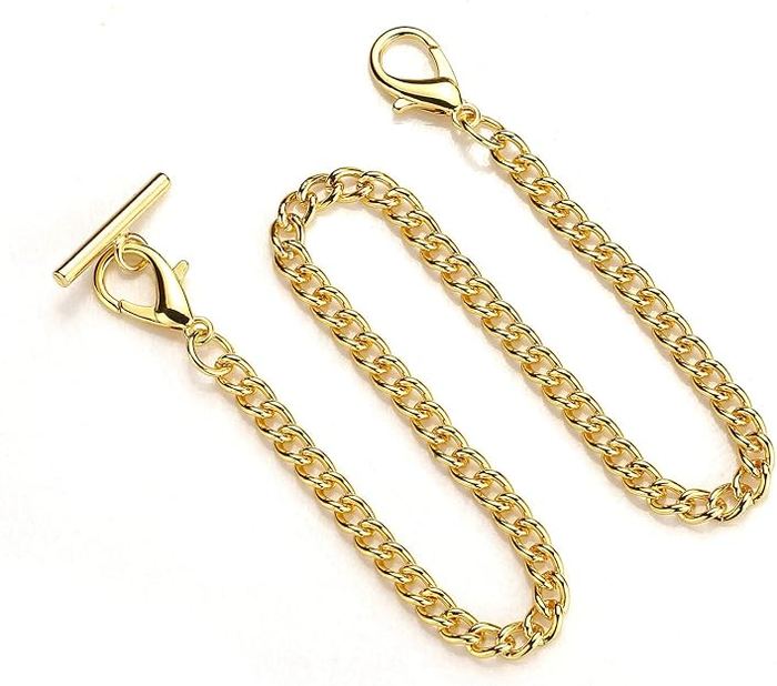 Gold Albert Pocket Watch Chain