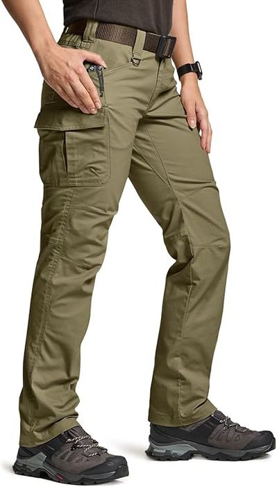 Olive cargo pants