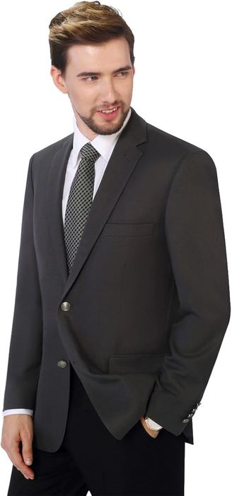 Charcoal suit jacket