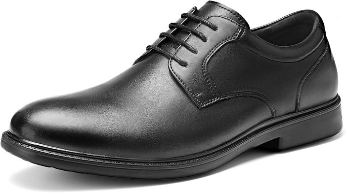 Black oxford shoes