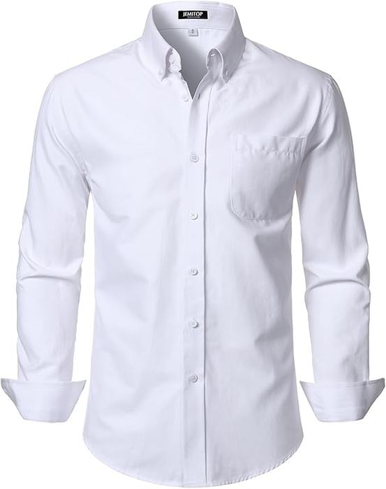 White oxford dress shirt
